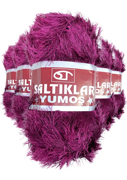 5 Adet Yumoş Sakallı El Örgü Ipi Yünü 86