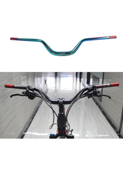 Dağ Bisikleti Gidonu Mtb 31.8mm Yükseltici Çubuk Downhill Bisiklet Bileşenleri 780MM Renk Kırmızı (Yurt Dışından) indirimleri