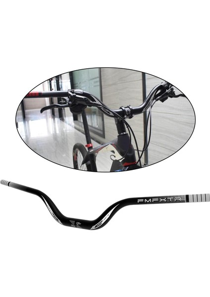 Mountain Bike Gideri Mtb 31.8mm Yükseltici Çubuk Downhill Bisiklet Bileşenleri 780MM Gümüş (Yurt Dışından) modelleri