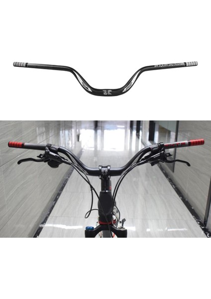 Mountain Bike Gideri Mtb 31.8mm Yükseltici Çubuk Downhill Bisiklet Bileşenleri 780MM Gümüş (Yurt Dışından) fırsatları