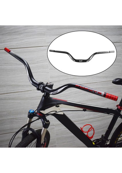 Mountain Bike Gideri Mtb 31.8mm Yükseltici Çubuk Downhill Bisiklet Bileşenleri 720MM Gümüş (Yurt Dışından) modelleri