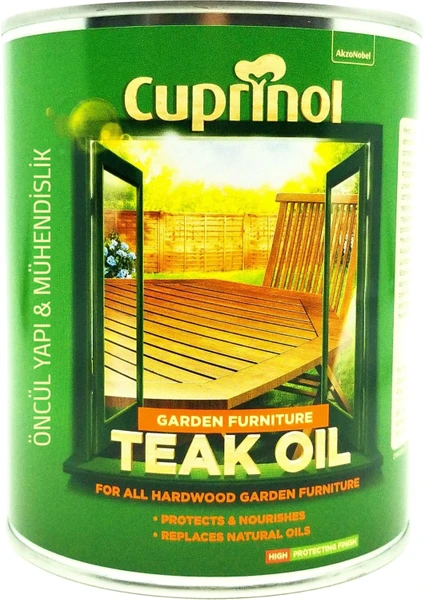 Cuprinol Cx Doğal ahşap tik yağı 1 lt