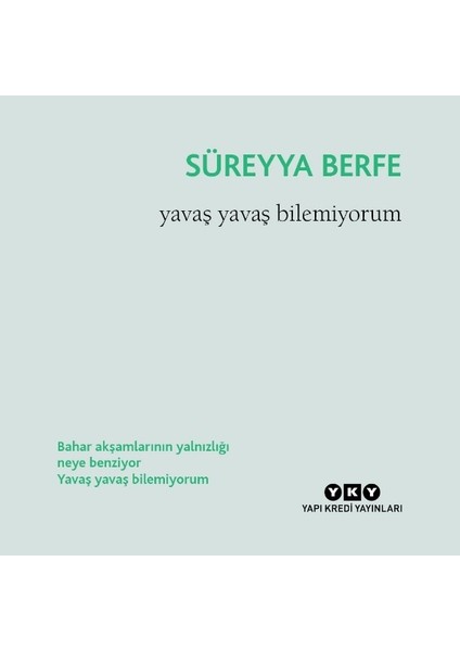 Yavaş Yavaş Bilemiyorum - Süreyya Berfe