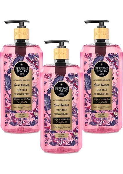 Love Kisses Duş Jeli 750 ml x 3