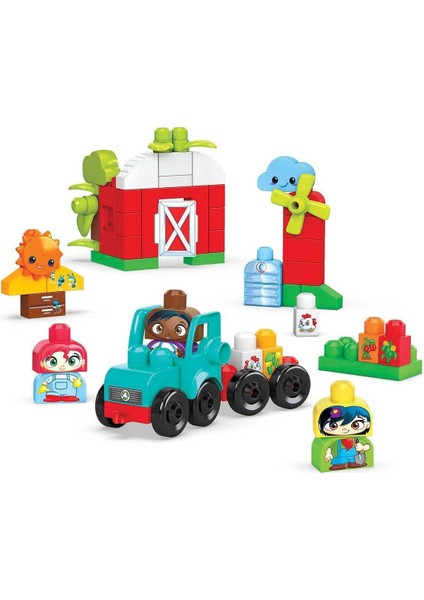 HDL07 Mega Bloks, Doğa Dostu Çiftlik Seti, 54 Parça,+1 Yaş