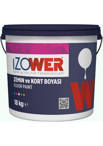 izower Zemin ve Kort Boyası- Çiğ Damlası 20 (18KG)