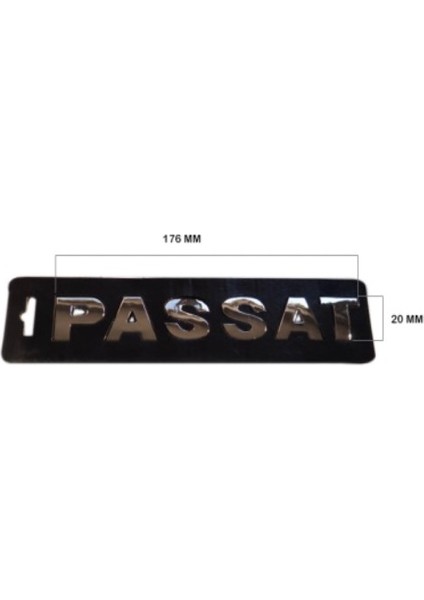 Volkswagen Passat 176 mm x 20 mm 8980