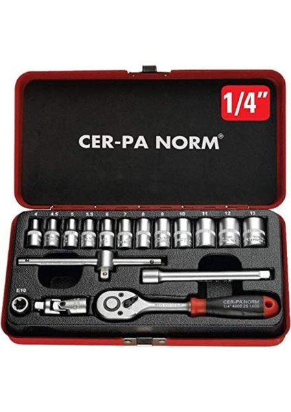 Cerpa 18 Parça Lokma Anahtar Takımı 1-4