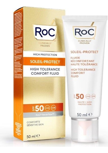 RoC Hassas Ciltler İçin Yüz Güneş Kremi SPF50+ 50 ml