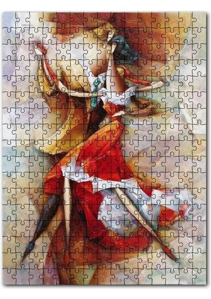 Dans Eden Çift 120 Parça Puzzle Yapboz Mdf (Ahşap)