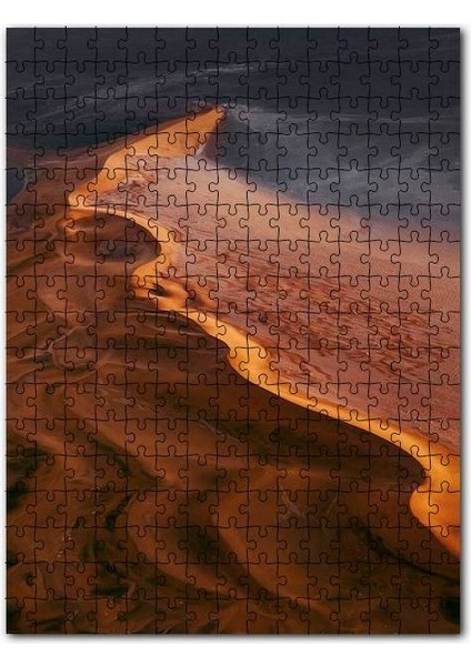 Kızıl Kum Tepeleri 120 Parça Puzzle Yapboz Mdf (Ahşap)