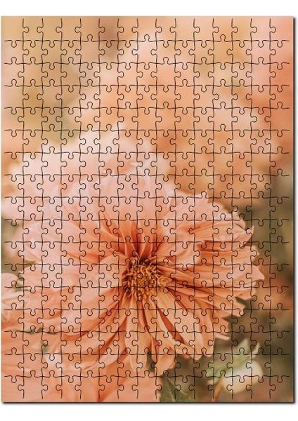 Soluk Pembe Renkli Çiçekler Yakın Çekim 120 Parça Puzzle Yapboz Mdf (Ahşap)