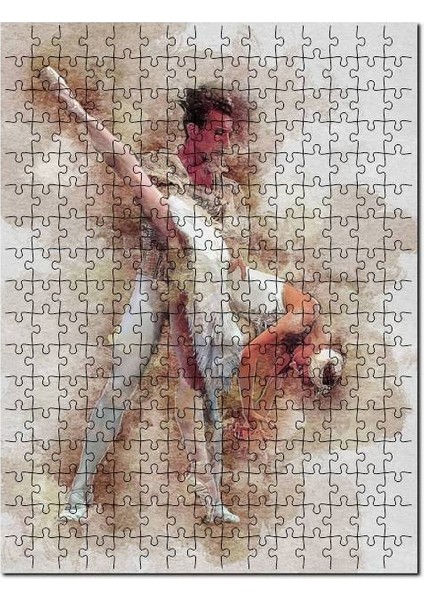 Erkek ve Kadın Bale Balerin Dans 1000 Parça Puzzle Yapboz Mdf (Ahşap)