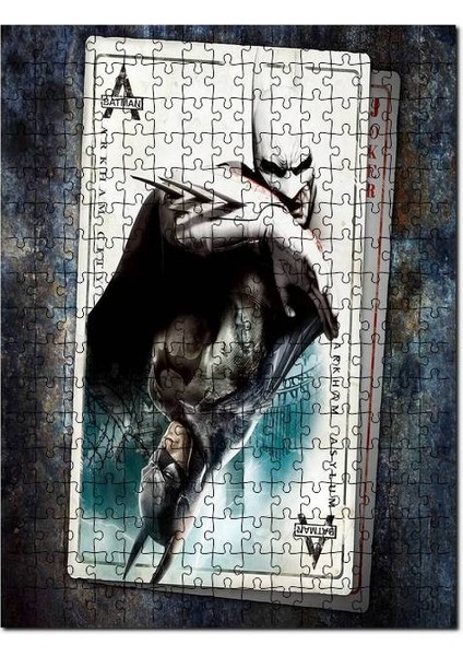 Batman Return Arkham City Arkham Asylum 500 Parça Puzzle Yapboz Mdf (Ahşap)