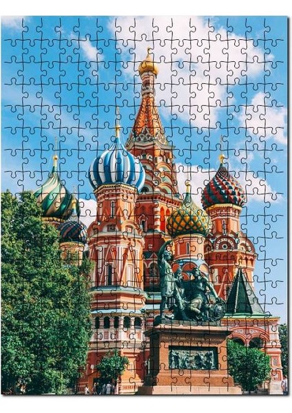 Saint Basil Katedrali 120 Parça Puzzle Yapboz Mdf (Ahşap)