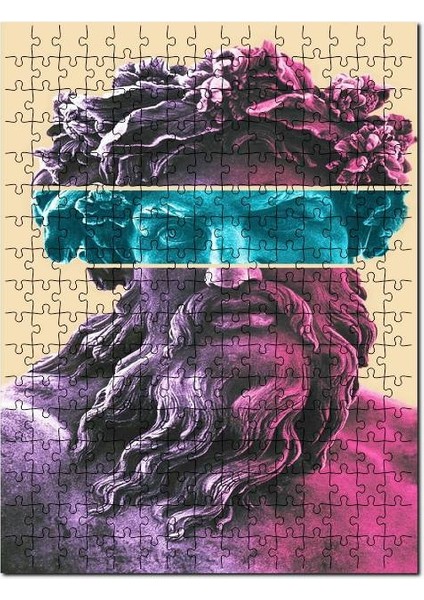 Zeus Dios Gözde Şerit 120 Parça Puzzle Yapboz Mdf (Ahşap)