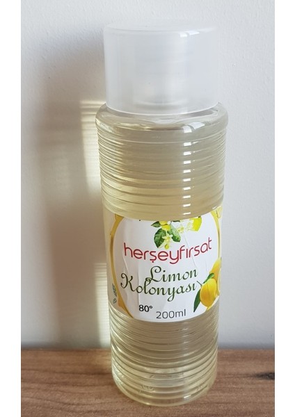 Herşeyfırsat 80 Derece 200 ml Limon Kolonya + 5 Roll Maske