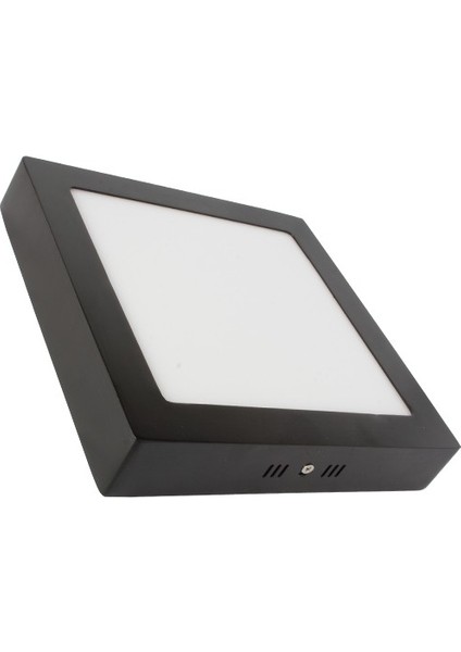 Sıva Üstü Slim LED Downlight Siyah 12W Kare 3000K FL-2201-SS-G