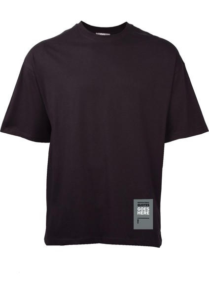 (Erkek -Kadın) Oversize ( Bol-Salaş ) T-Shirt Renk Haki Goes Here