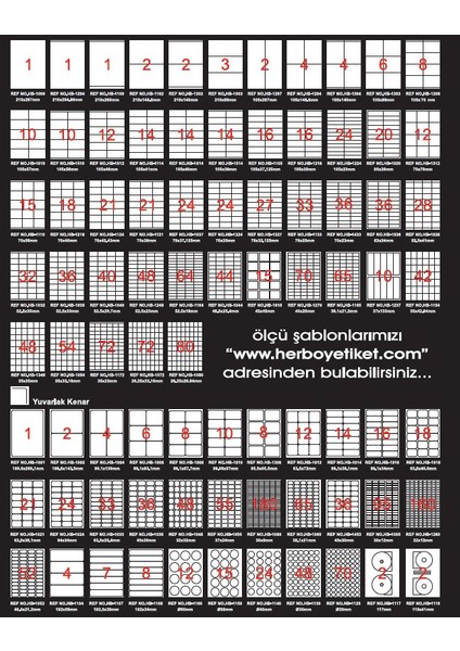 HB-1004 Beyaz Lazer Etiket 99,1 mm x 139 mm
