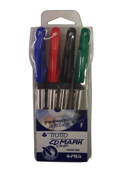 806200 4 Lü S Askılı Ohp Extrafine CD Kalemi