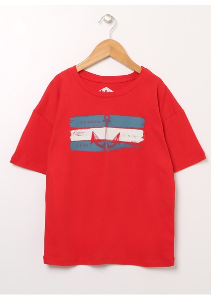 T-Shirt, 8 Yaş, Kırmızı
