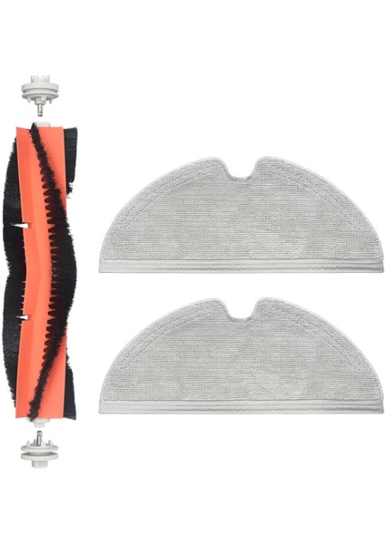Dreame L10 Pro Beyaz Uyumlu Yedek Ana Fırça ve Mop-3 Parça
