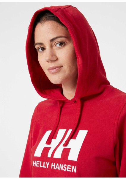 Hh W Hh Logo - Helly Hansen Kadın Kapüşonlu Sweat