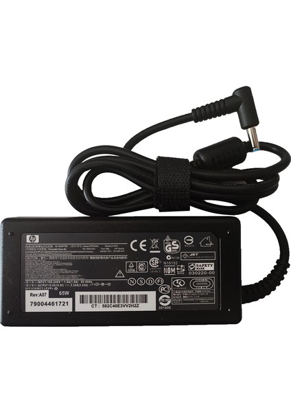 Mavi Uçlu 19.5V 3.33A 65W Orijinal Laptop Adaptör Şarj Aleti