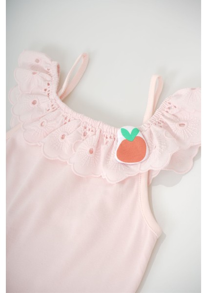 Kız Bebek Meyve Modelli Renkli Şortlu 2li Takım