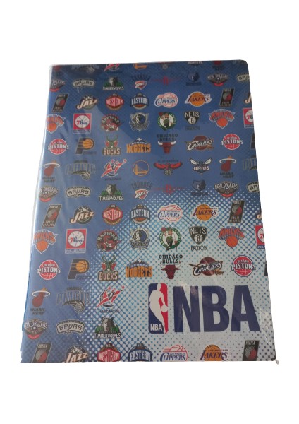 Nba 4'lü Defter - 2 Adet Kareli 2 Adet Çizgili - 60 Yaprak