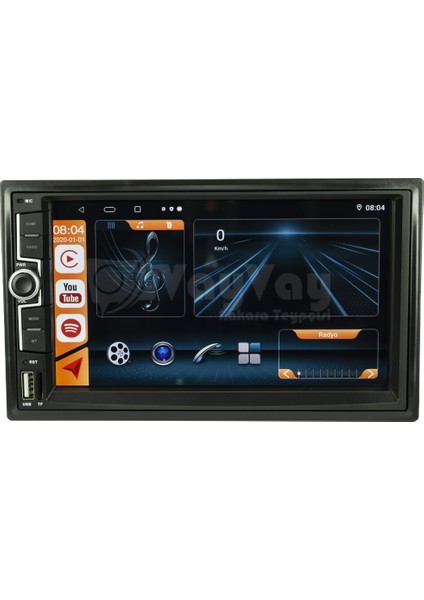 Citroen C Elysee Android Carplay Navigasyon Multimedya Ekran Teyp 2gb Ram + 32GB HDD