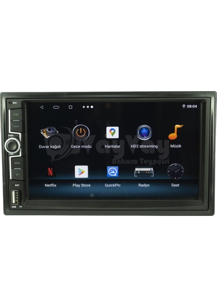 Citroen C Elysee Android Carplay Navigasyon Multimedya Ekran Teyp 2gb Ram + 32GB HDD