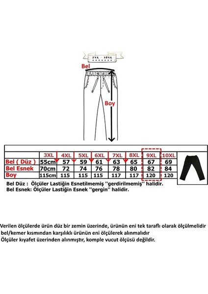 Erkek Büyük Beden Battal Boy Eşofman Alt 2 Iplik 3XL-10XL fırsatları