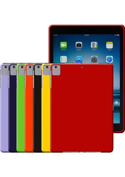 Apple iPad 5 ve 6.nesil 9,7 Inç Lansman Silikon Yumuşak Dokulu Kılıf