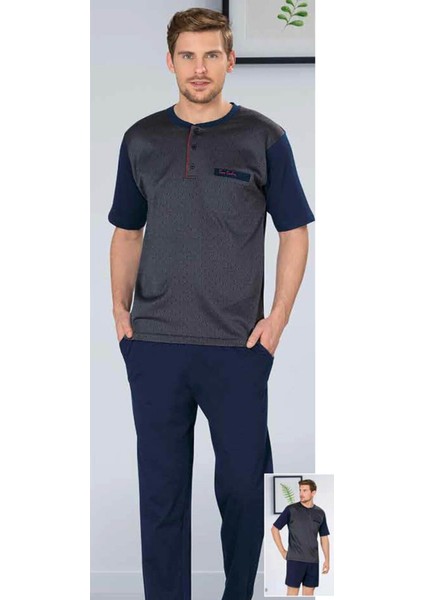 5407 Jakarlı 3'lü Pijama 20Y modelleri