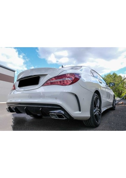 Mercedes W117 Cla 45 Difüzör & Egzoz Seti 16-19 Silver Egzoz Ile