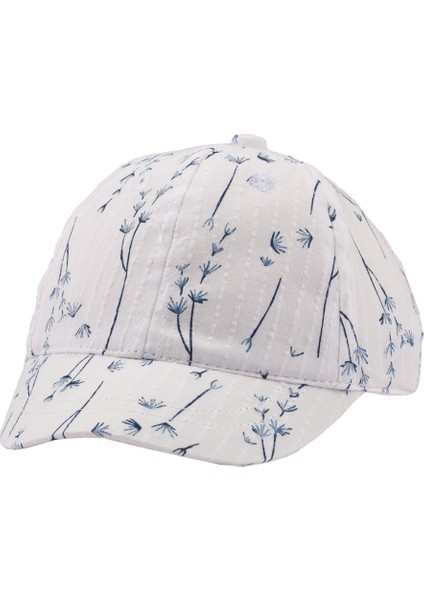 Kitti 8000-02 Kız Bebek 0-18 Ay Kasketli Şapka