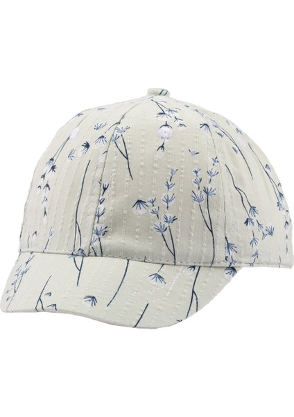 Kitti 8000-02 Kız Bebek 0-18 Ay Kasketli Şapka