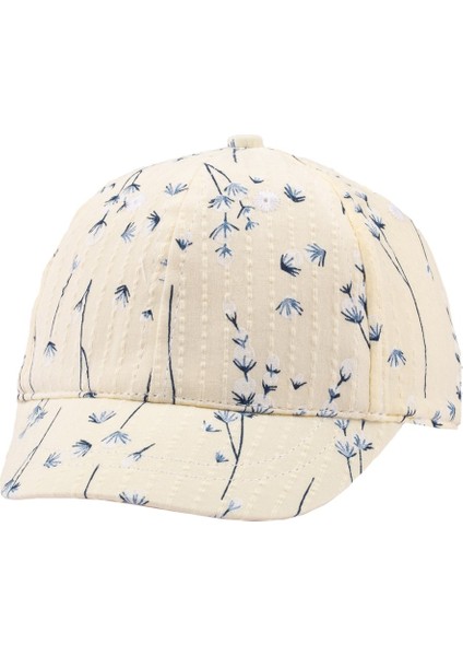 Kitti 8000-02 Kız Bebek 0-18 Ay Kasketli Şapka