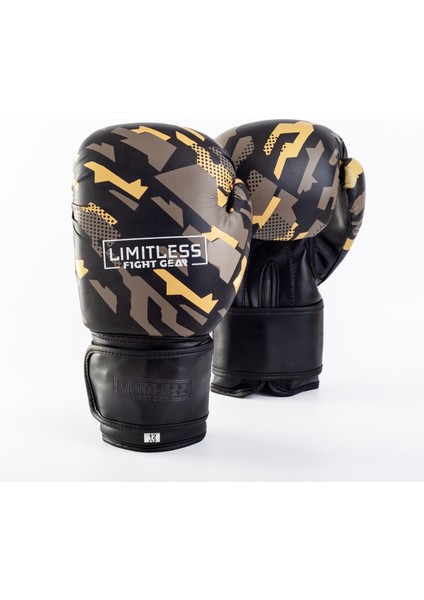 Limitless Camo Brown Pu Boks Eldiveni