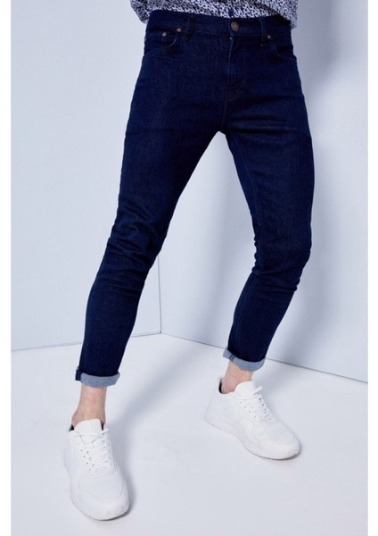 Erkek Smarty Y Dar Paça Orta Bel Jean Pantolon indirimleri