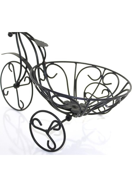 Ferforje Bisiklet Çiçeklik Dekoratif