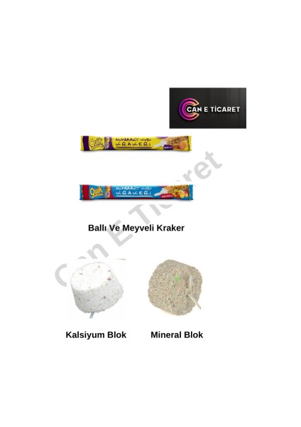 Quik Mineral Blok+Kalsiyum Blok+Meyveli ve Ballı Kraker fiyatları