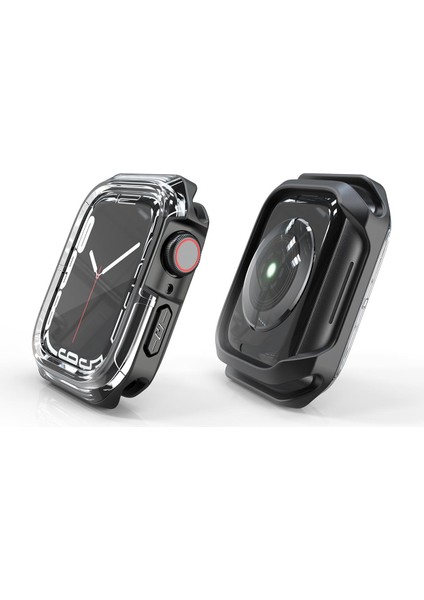 Apple Watch 7 41 mm Uyumlu Kasa Koruyucu Spor Tasarım Premium Gövde Koruma (Önü Açık) modelleri