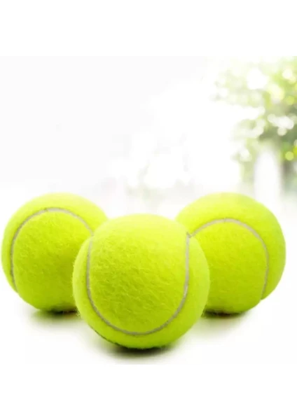 Deniz Sport 3 Adet Sarı Tenis Topu Antrenman Tenis Topu