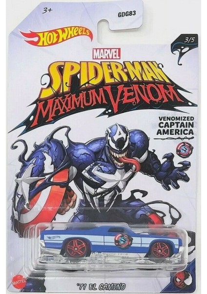 '71 El Camino (Marvel Spider-Man Maximum Venom Serisi-Uzun Kart)