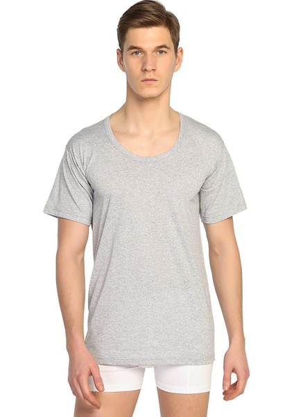 Erkek Penye Bisiklet Yaka Renkli Fanila Atlet 1009 - 6 Adet