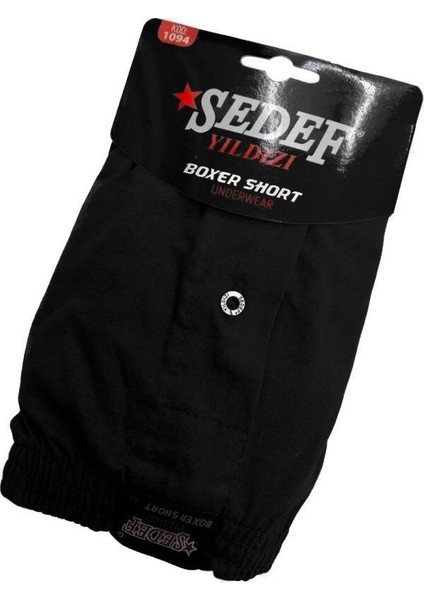 Erkek Düğmeli Penye Boxer 1094 - 3 Adet