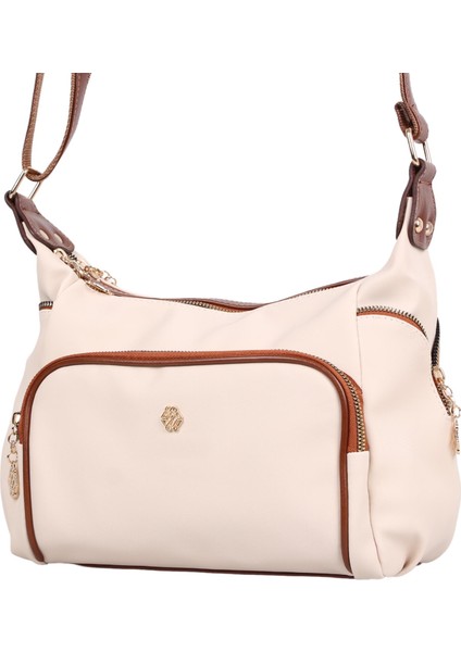 1398 Bej Taba Suni Deri Bayan Çapraz Omuz Çantası modelleri